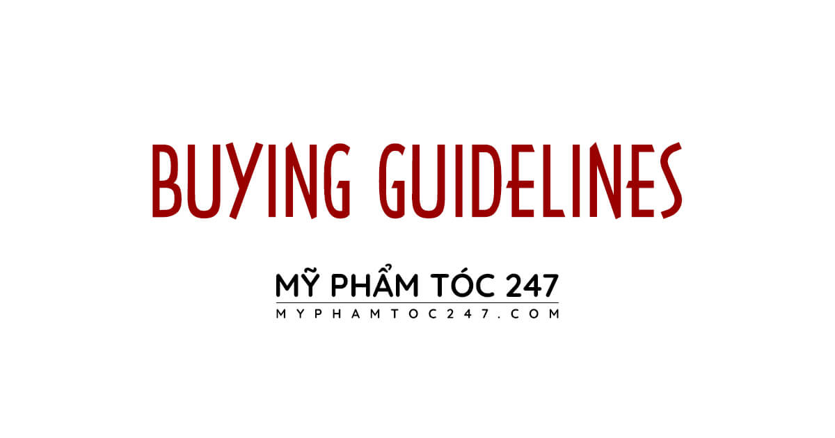 buying guidelines | hướng dẫn mua hàng tại website mỹ phẩm tóc 247