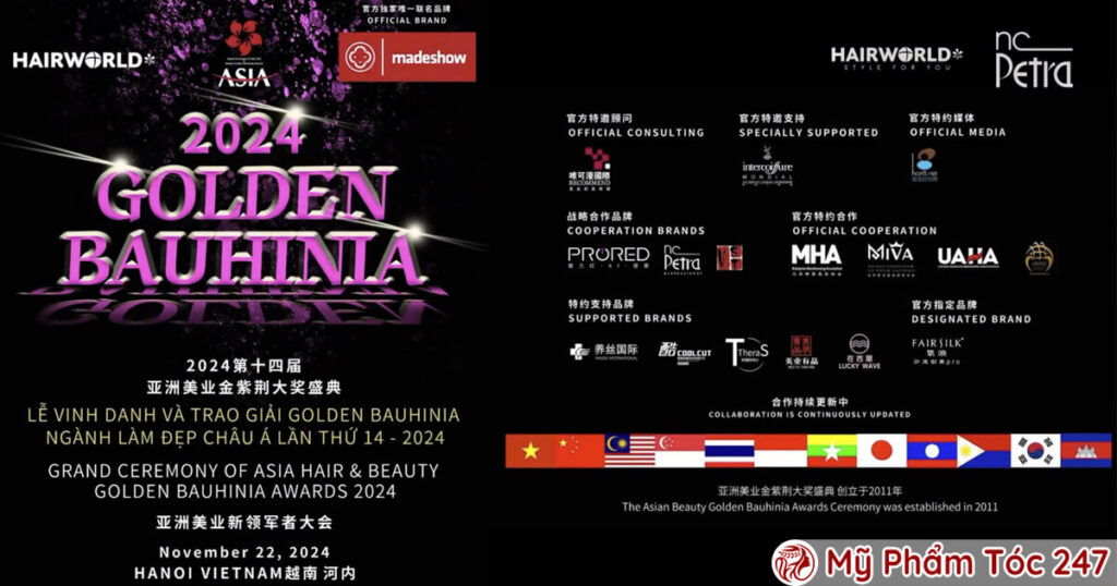 Asia Hair & Beauty Industry Golden Bauhinia Awards 2024: Cơ Hội Vàng Cho Các Nhà Tạo Mẫu Tóc Việt Nam